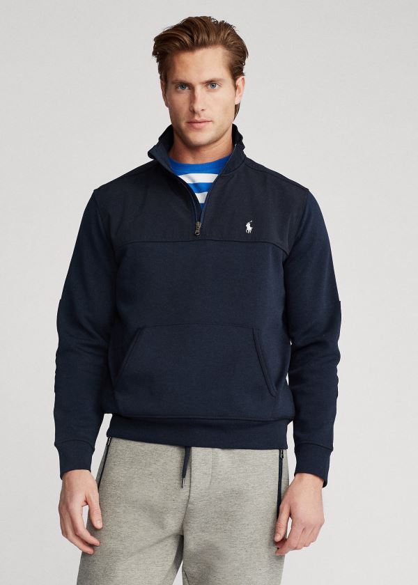 Polo Ralph Lauren Hybrid Quarter-Zip Pullover Herre Danmark (FYDJV9403)